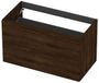 INK - Meuble bas 2L Softclose avec poignée - 900x450x520 mm - Cuivre Chêne