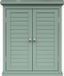 Teamson Home Glancy Badkamerkast - Houten Muurbevestiging Kastje - 2 Deuren en Planken - Marineblauw