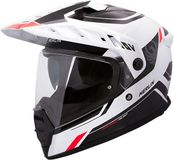 Merlin Torres Adventure Block Enduro helm - Wit/rood