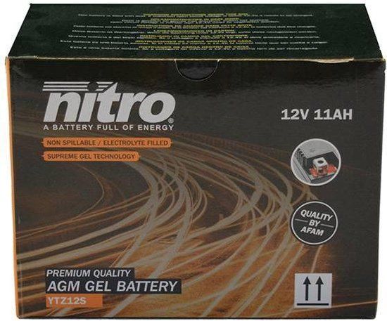 Nitro YTZ12S - Motor Accu - 12V 11Ah - Universeel
