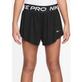 Nike Pro Girls Dri-FIT 2-in-1 Shorts Black