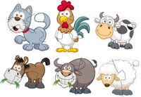 Lobbes Speelgoed BV Lobbes Matching Puzzel Boerderij, 6st.