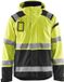Blåkläder 4987-1987 Shell jack High Vis ongevoerd Geel/Zwart maat S