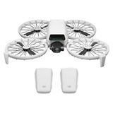 DJI Flip Combo met twee batterijen zonder scherm-afstandsbediening, < 249 g | drone met 4K UHD-volwassenencamera, palmstart, automatische terugkeer, intelligente vlucht, 2 batterijen