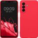 kwmobile telefoonhoesje geschikt voor Samsung Galaxy A17 4G / 5G - Hoesje voor smartphone - Precisie camera uitsnede - In neon roze