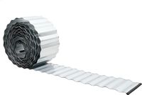 vidaXL Grasrand - 1000 x 20 x 0,03 cm - Gegalvaniseerd staal - Zilver