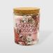 La Briantina Geurkaars met glas CAN04762A, brandduur 20 uur, roze en oranjebloesem