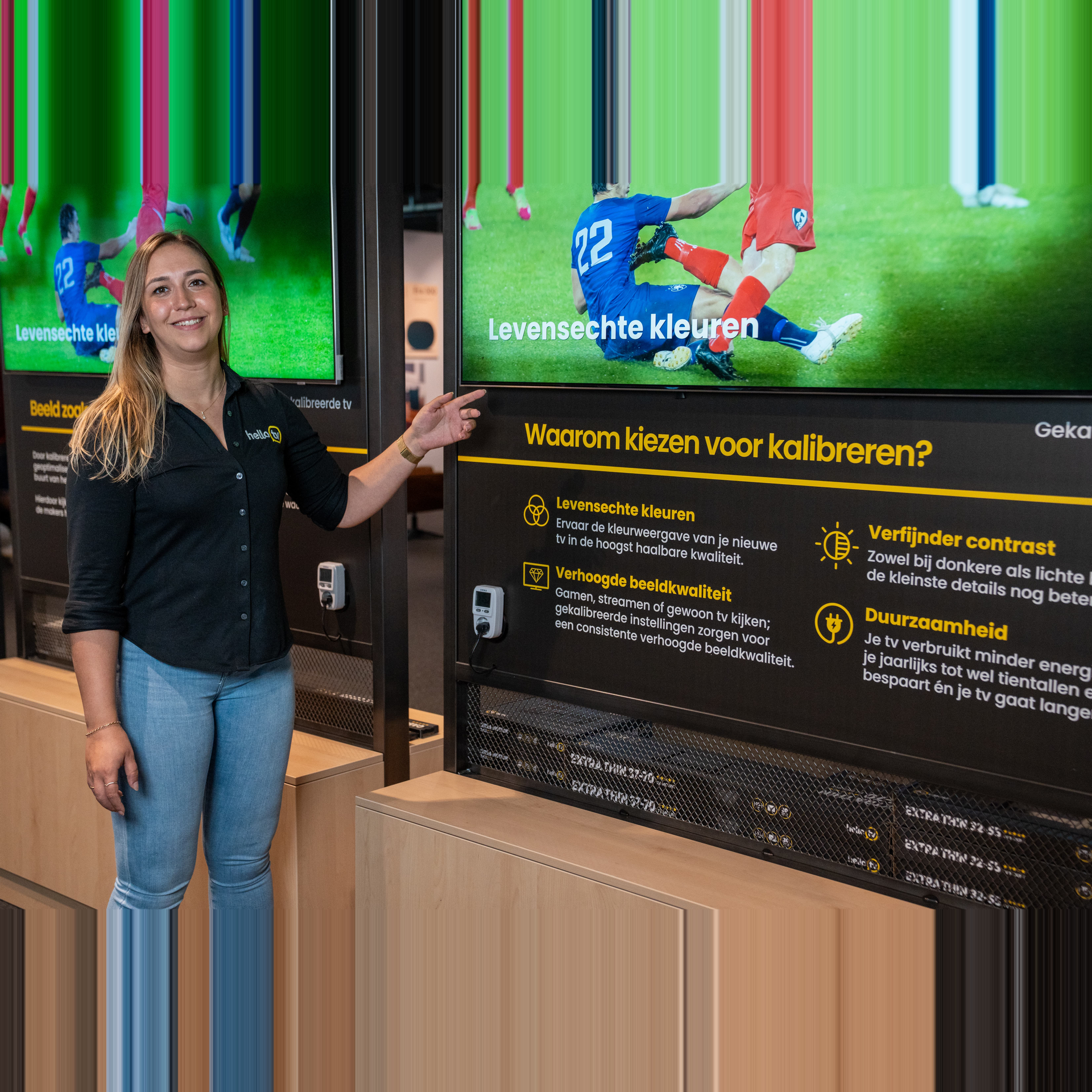 HelloTV Kalibratie - beeld zoals beeld bedoeld is