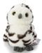 Uni-Toys - Sneeuwuil baby - 12 cm (hoogte) - pluche vogel - pluche dier, knuffeldier