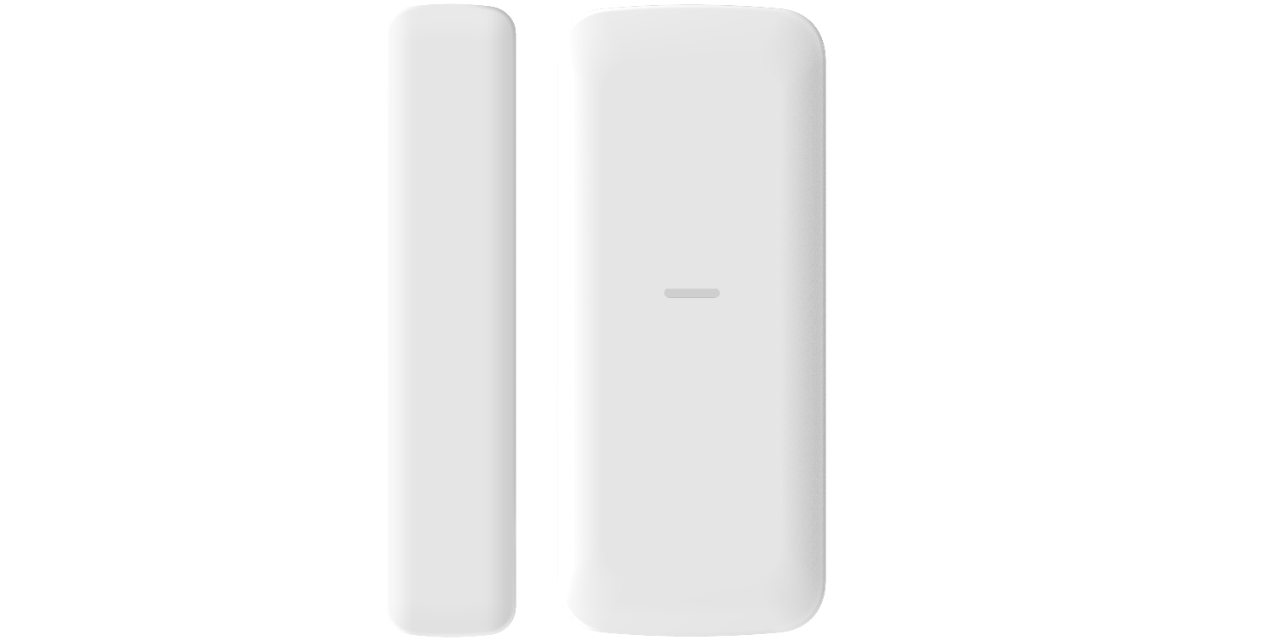 Hikvision DS-PDMCS-EG2-WE - Draadloze magneetcontact - Wit - 2 stuks