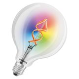 LEDVANCE SMART+ WiFi Filament Globe RGBW E27 - Smart LED Lamp - 4.5W - 300lm - Dimbaar