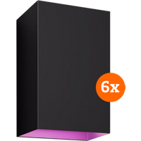 Philips Hue Resonate Wall Lamp - Black - 6 Pack