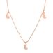 Orphelia ZK-7381 - Collier Hearts - Zilver 925 Rosé - Zirkonia - 44 cm
