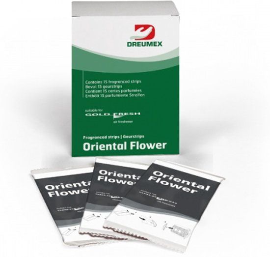 Dreumex Gold Fresh luchtverfrisser Oriental Flower geurstrips (15 stuks)