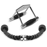 Yes4All D-handvatten voor sportschool, gymgrepen, handgreep, kabelmachine-hulpstukken, kabelkabelbevestigingen, kabelcrossover-machine, multi-gymaccessoires voor thuissportschool, krachttraining