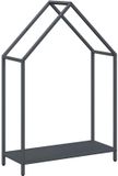 vidaXL - Brandhoutrek - 60x25x90 cm - Koudgewalst Staal - Antracietkleurig