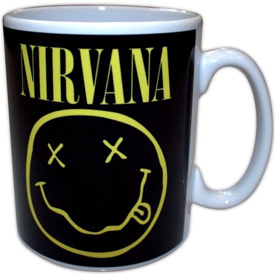 Nirvana Starskie Nirvana Smiley Logo Boxed Mug