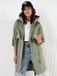 Damen Parkjas DSTREET NOCITO TY4201, couleur : vert, taille : XL