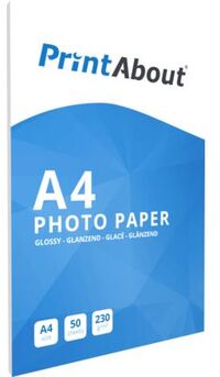 PrintAbout Fotopapier Glossy A4 230 gr (50 vel)