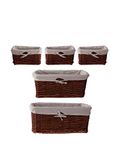 Set CANASTOS Set van 5 Bruin