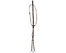 Imperial Riding Martingal IRH Core Loopmartingaal van leer met verstelbare vork, bruin, full