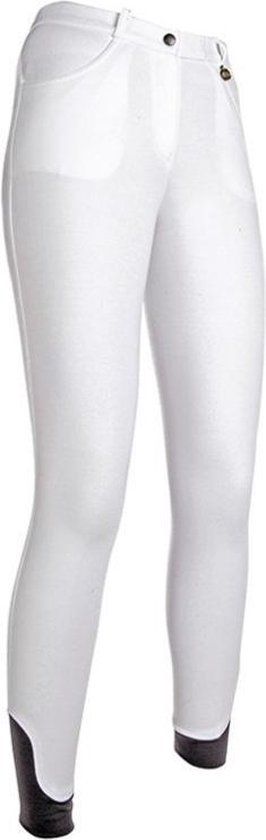 HKM Rijbroek Kate Silicone Fullseat - Wit - Maat 42 - Unisex