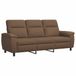 vidaXL - Canapé - Marron - 214 x 90 x 95 cm - Tissu