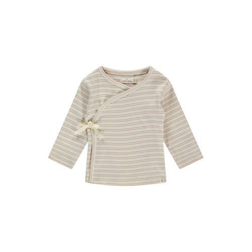A Tiny Story gestreepte longsleeve beige
