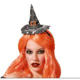 BigBuy Carnival Heksenhoed Halloween hoofdband zilver