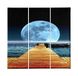 Homemania Brugfoto, 3-delig, natuur en landschappen per woonkamer, kinderkamer, meerkleurig, 69 x 3 x 50 cm, HM203PKNV-53, polyester, hout