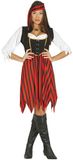 ULTRAMAR-PIRATE, Fiestas Guirca Pirate Goudgraver - Vrouw - RoodZwartWit / Beige - S/M