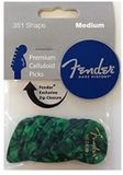 Fender Picks 351 Green Moto medium 12er Set Premium Celluloid - Plectrum set