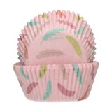 FunCakes F84225 Cupcake-/muffinkoppen 48 stuk(s) Roze Papier Rond