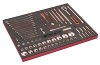 Bahco Foaminlay Fit&Go 3/3 met doppen en toebehoren 1/4" en 1/2" | sleutels en tangen - 94-delig - FF1A153