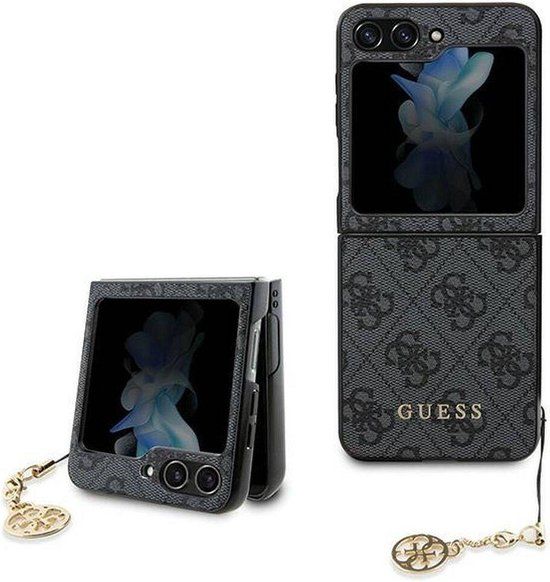 Guess Charm Back Cover - Grey for Samsung Galaxy Z Flip 5
