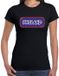 Bellatio Decorations Verkleed T-shirt voor dames - Engeland - zwart - supporter - themafeest XL