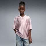 PUMA Relaxed voetbalshirt voor Dames, Roze, Maat 11-12Y