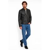 Goosecraft leren jas - donkerbruin