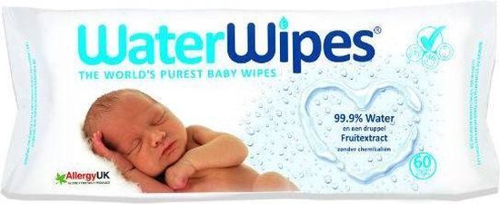 WaterWipes Baby Billendoekjes | Pak 60 Stuks