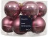 Decoris Kaemingk B.V. Kerstballen glas d6 cm vintage roze 10 st