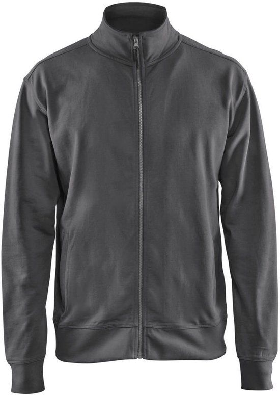 Blåkläder 3371-1158 Sweatshirt met rits Donkergrijs maat XL