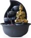 Fontaine d'intérieur Zwart en Goud Resin 10W