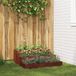 Maison Exclusive - Jardinière rustique, 90 x 90 x 35 cm, en acier résistant aux intempéries