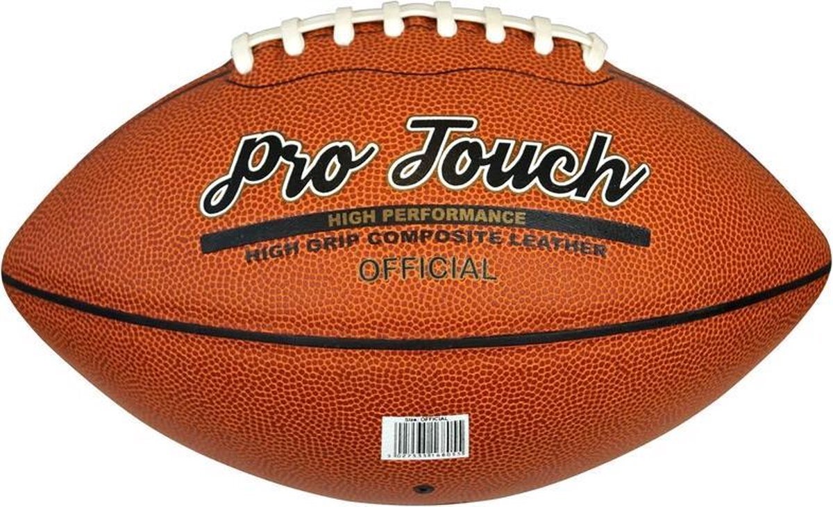 MidWest american football Pro Touch official leer/rubber oranje