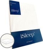 iSleep Flanel Laken - 100% Flanel Katoen - Litsjumeaux - 240x270 cm - Wit