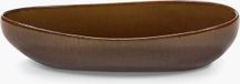 Serax Uncharted Out of Lines plat ovale 36x17cm H8cm oker