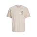 JACK & JONES ORIGINALS T-shirt met backprint beige