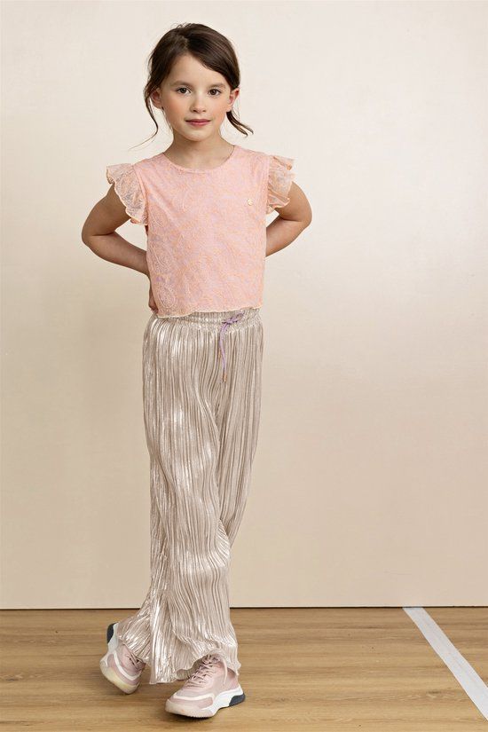 NONO Meisjes Jumpsuit Semma - Vintage Pink - Maat 116