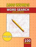Large Print Word Search Book for Adults: 1800 Words - 100 Puzzles - Varied Themes - Perfect for Adults, Seniors & Teens - Vol 154