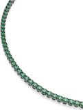 Swarovski Matrix Tennisketting 5743472 Groen Metaal 50 cm